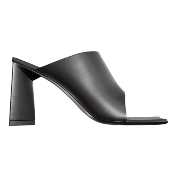 Balenciaga Moon Balenciaga calf leather Mueller shoes black
