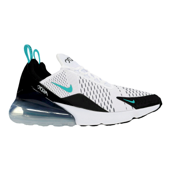 Nike Air Max 270 Nike Air Cushion Running Shoes Black, White, and Blue