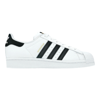 Adidas Originals Superstar J Adidas Gold Label Shell Head Board Shoes Black and White