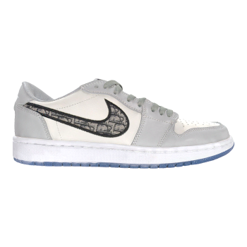 Dior x Air Jordan 1 Co branded Low cut Basketball Shoes