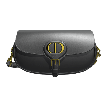 Dior Bobby East West Smooth Leather Handbag Shoulder Bag Black