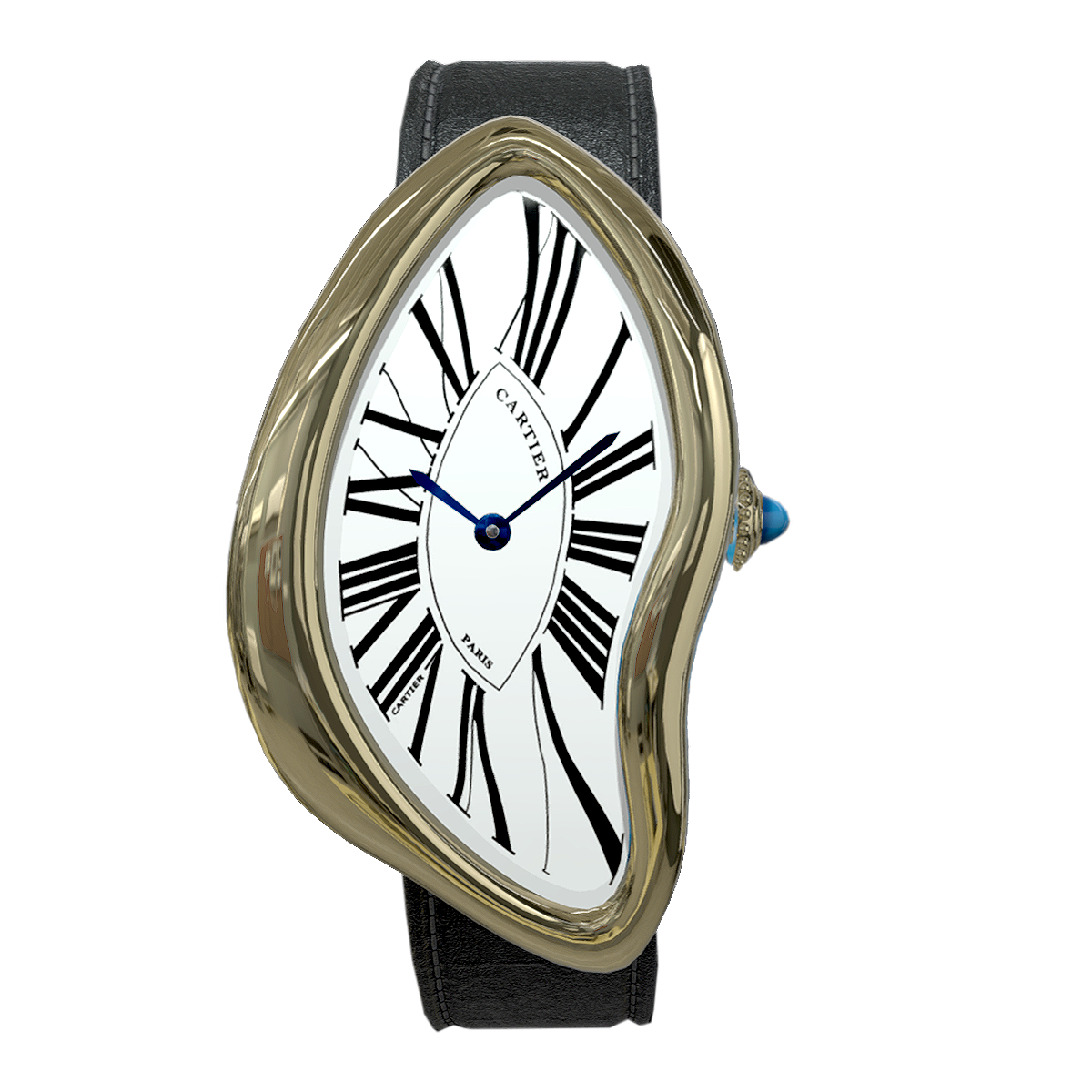 Cartier Crash irregular shaped dial watch Cartier Crash irregular shaped dial watch