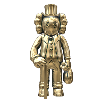 KAWS copper figurine floor sculpture ornament