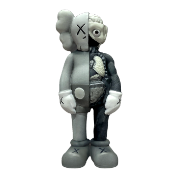 KAWS Companion Flayed Open Edition Half Anatomy Doll Handmade Grey