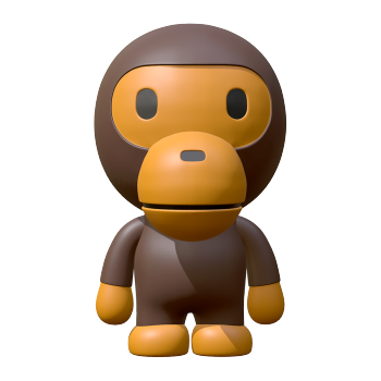 A BATHONG APE Baby Milo Multi Trendy Doll