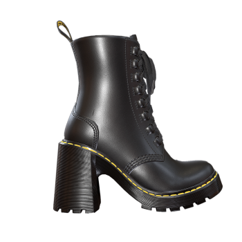 Dr. Martens, Dr. Martin Chesney, leather horn heels, short tube Martin shoes