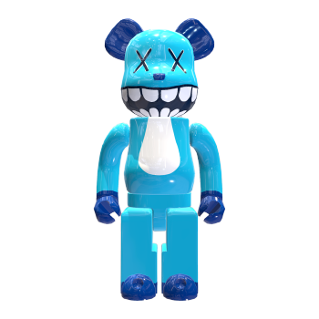 be@rbrick XA Nation KAWS Chompers Violent Bear Trendy Handmade