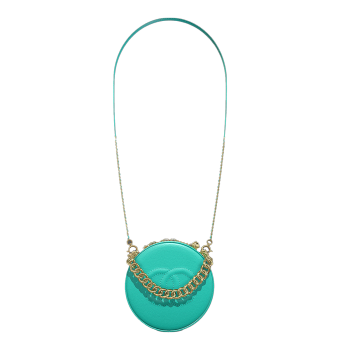 Chanel Mini Chain Pancake Bag Green