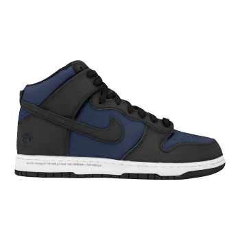 Fragment Design X Nike Air Dunk Tokyo Nike High Top Board Shoes Midnight Blue