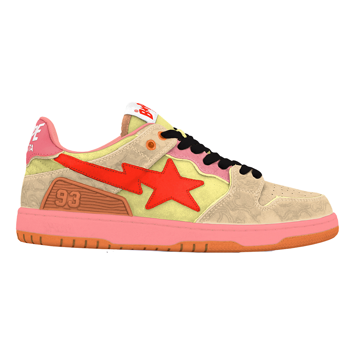 A BATHONG APE SK8 STA Bape low cut casual board shoes