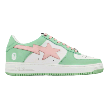 A BATHONG APE STA Pastel Bape Low cut Casual Board Shoes Mint Green