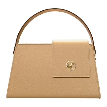 Niche retro commuting versatile leather handbag shoulder bag