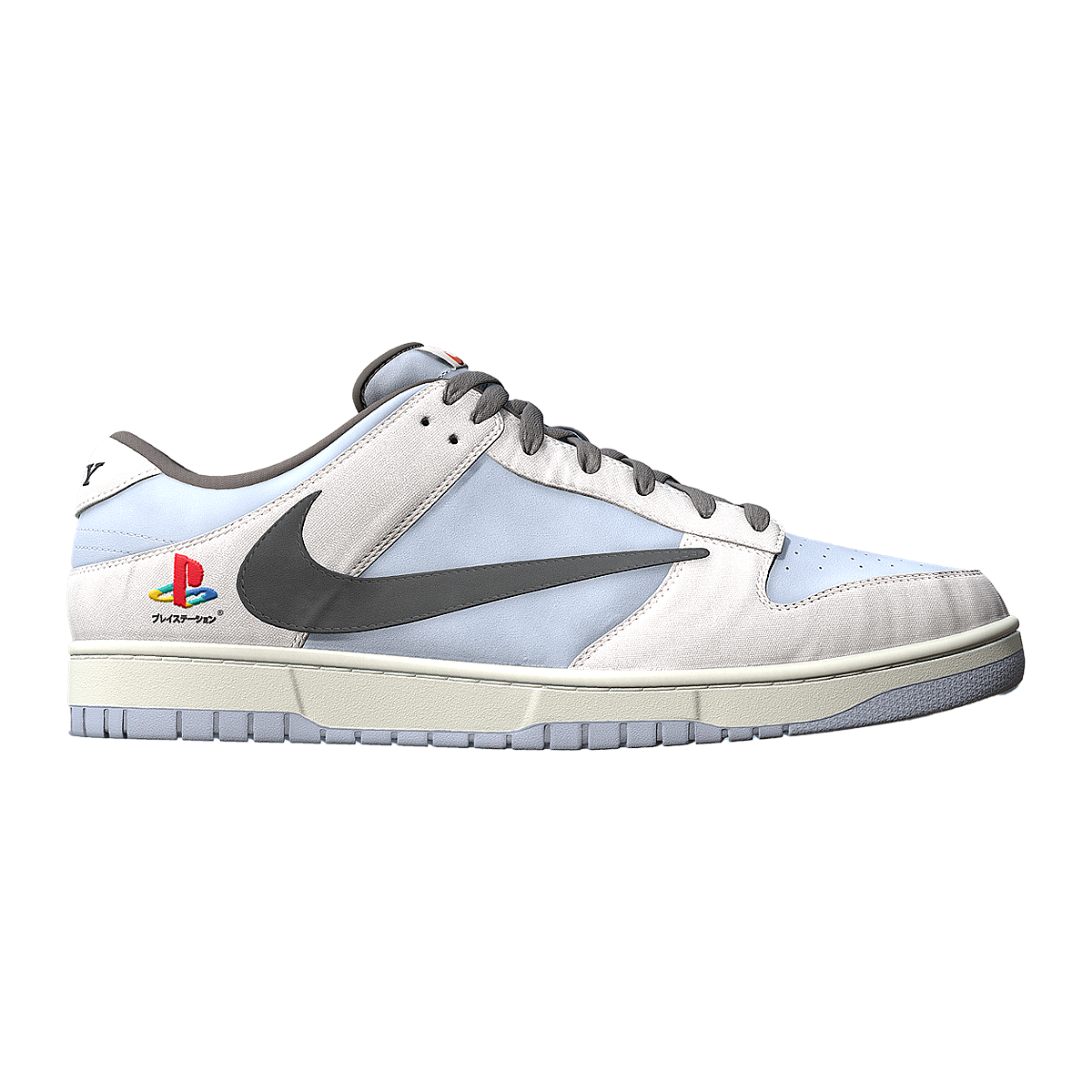 Playstation x Nike Dunk x Travis Scott Inverted Hook Low Top Board Shoes