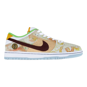 Nike SB Dunk QS Street Hawker Nike Food God Low cut Board Shoes