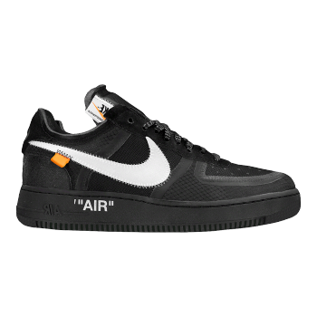 OFF-WHITE x Nike Air Force 1 Co branded Low Top Board Shoes Black