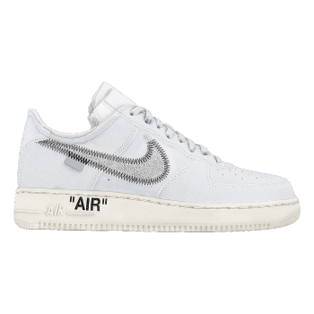 OFF-WHITE x Nike Air Force 1 Co branded Low Top Board Shoes White