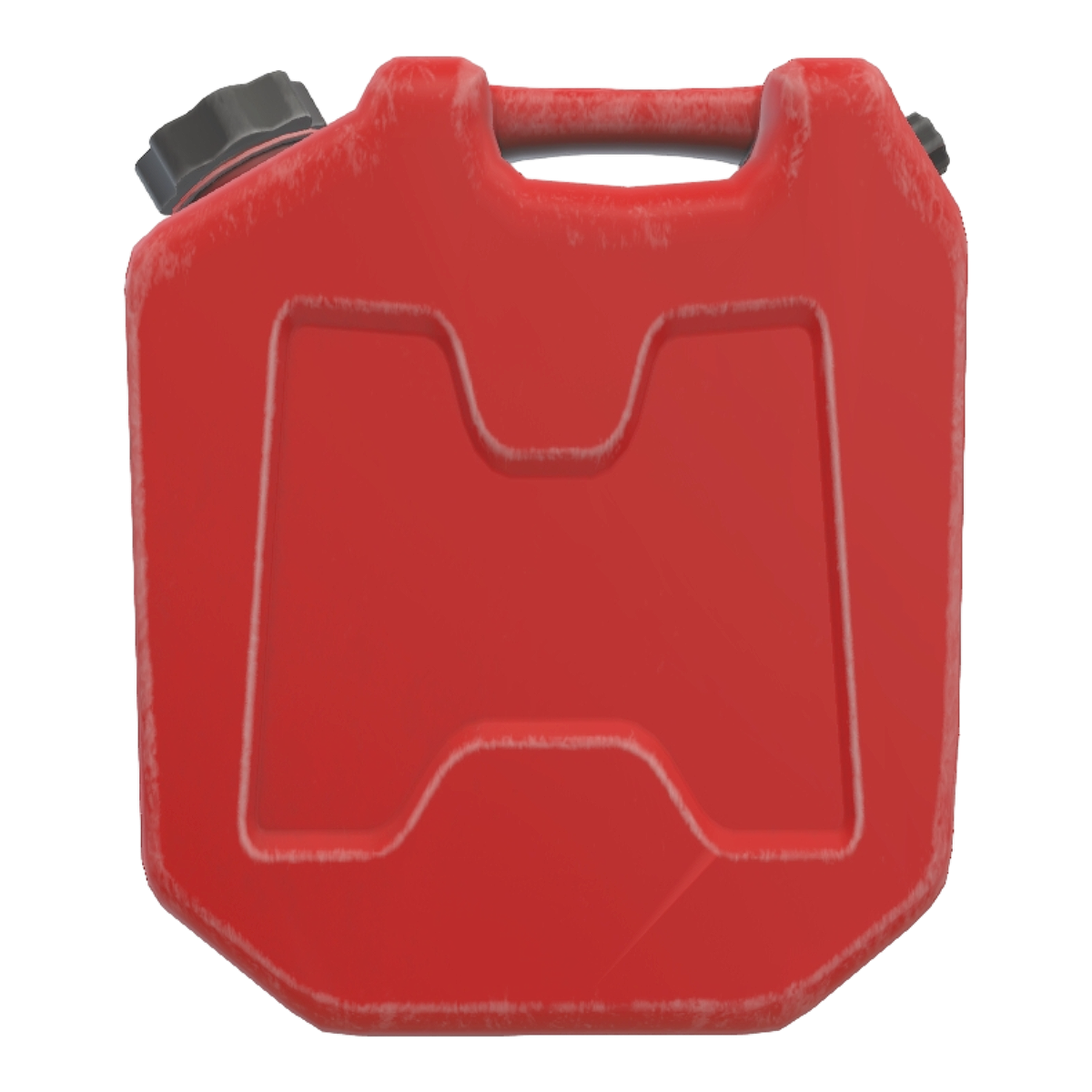 Household handheld red anti-static plastic gasoline barrel, oil barrel