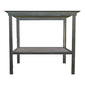 Modern household stainless steel metal double-layer tool table