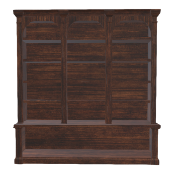 Nordic Classical Black Walnut Storage Cabinet - Multi Grid Cabinet