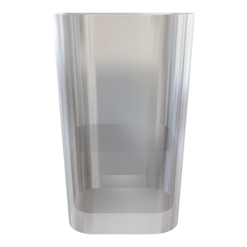 Modern minimalist double-layer glass water cup