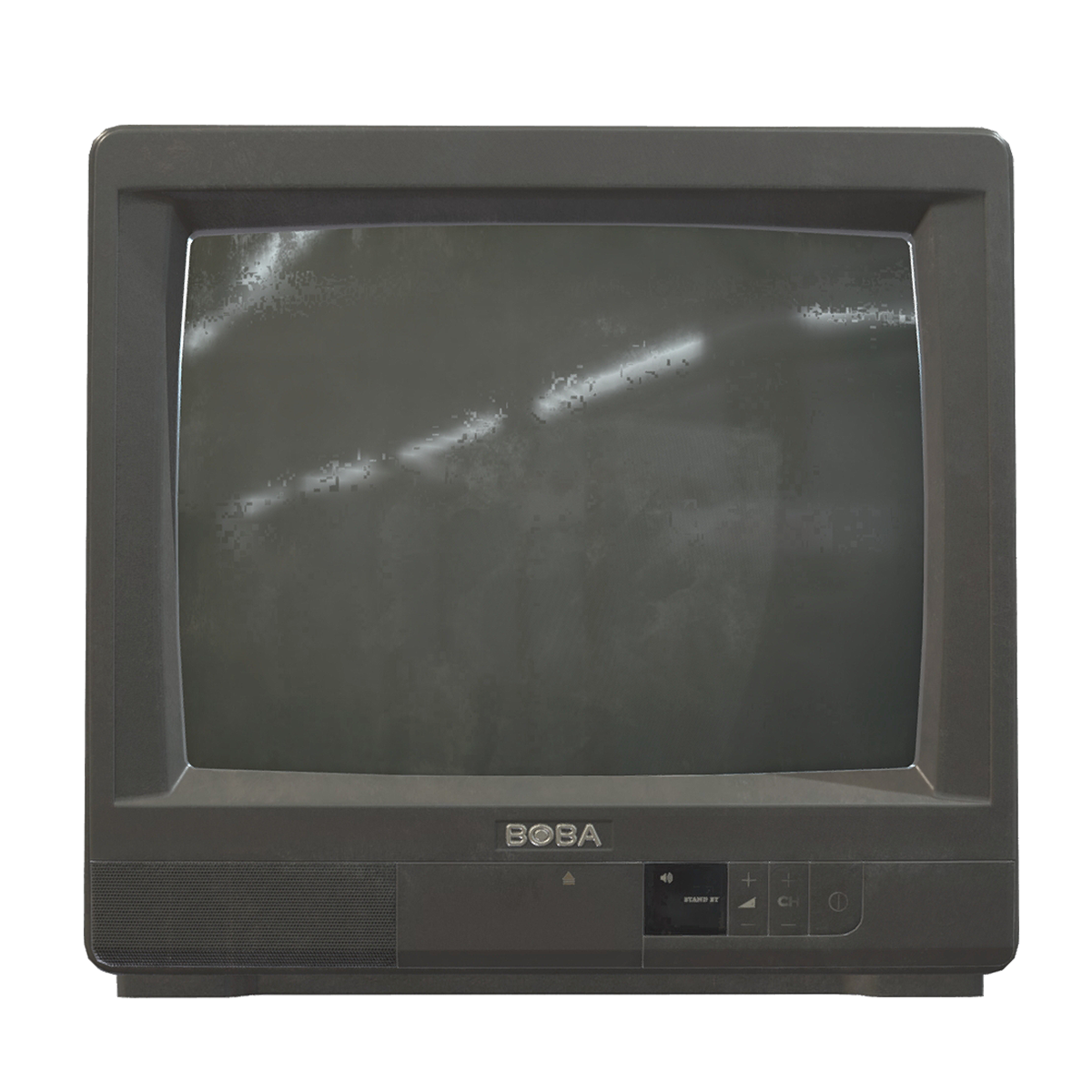 90s vintage big butt button TV