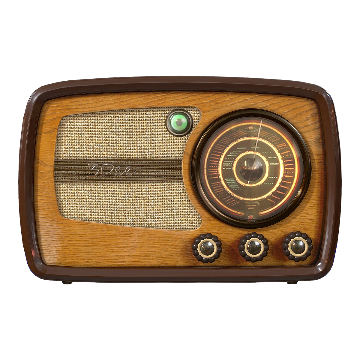 Vintage vintage multi band radio