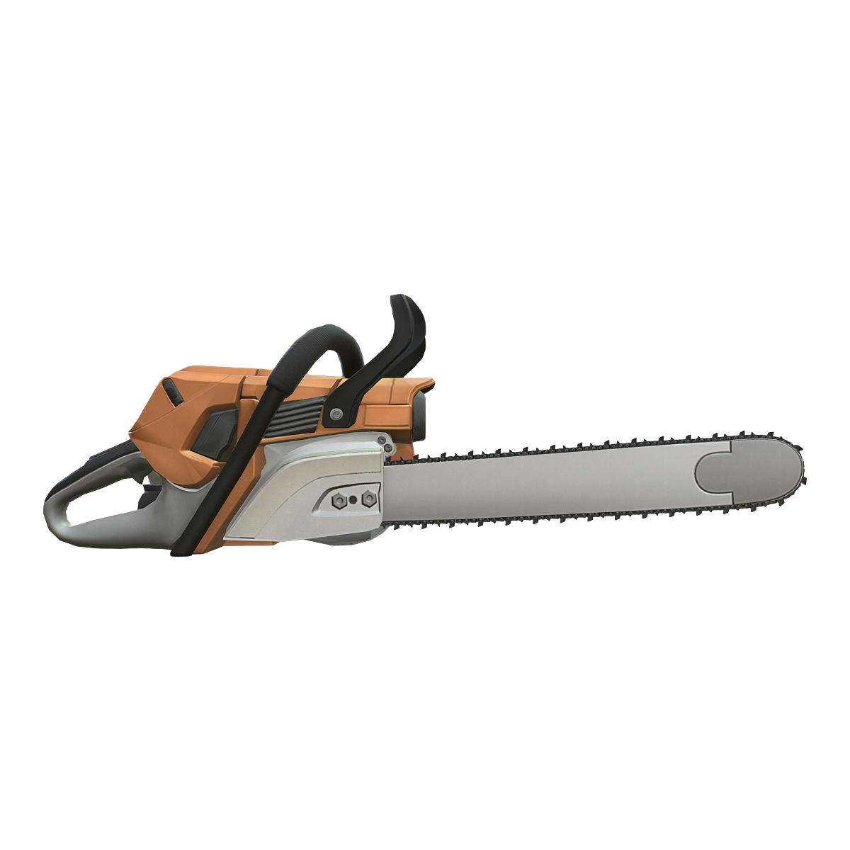 Modern handheld logging chainsaw