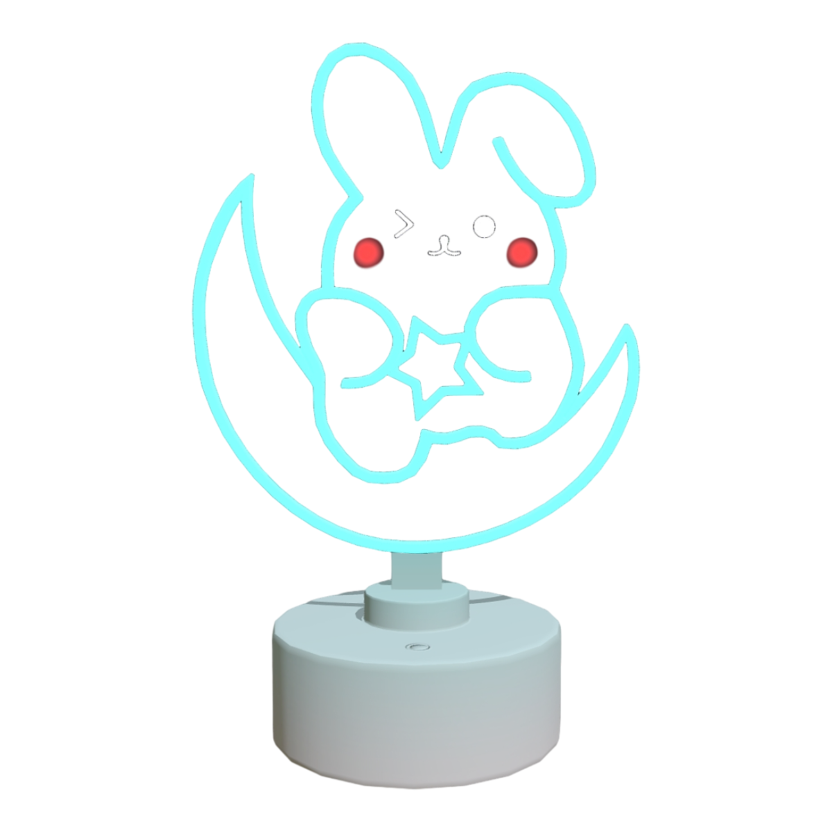 Bedroom bedside rabbit night light bedside lamp