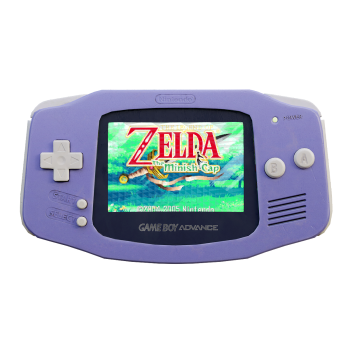 GameBoy Advance Nintendo handheld game console - Purple