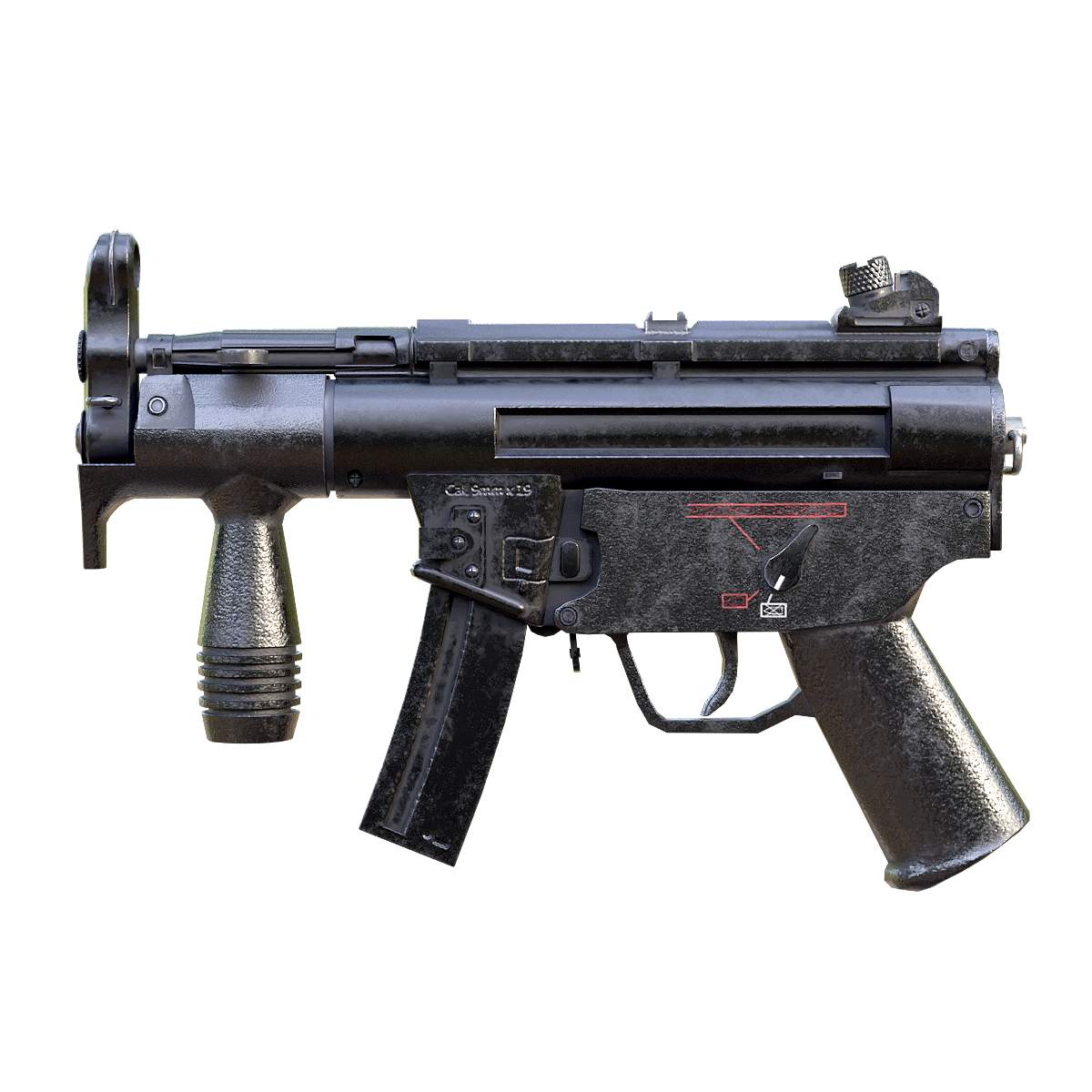 HK MP5K Ultra Short Submachine Gun