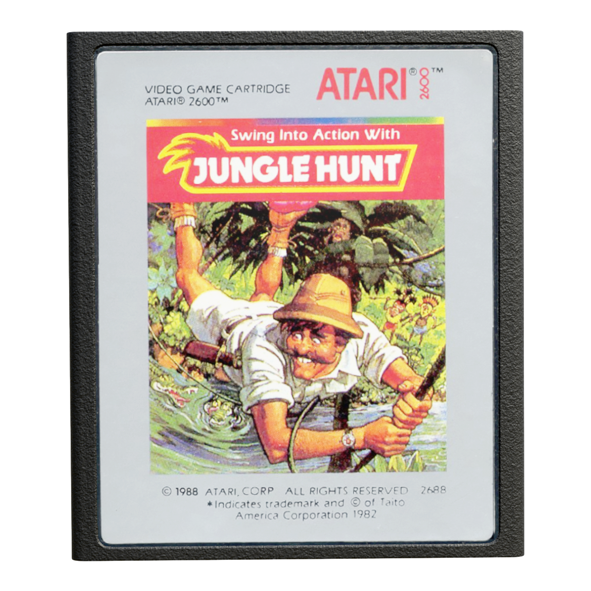 JUNGLE HUNT Jungle Hunting Atari Game Console Cartridge