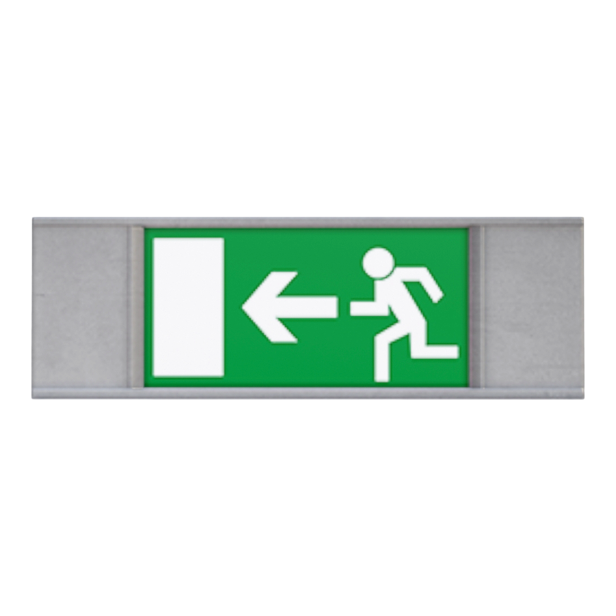 Emergency exit indicator light - left