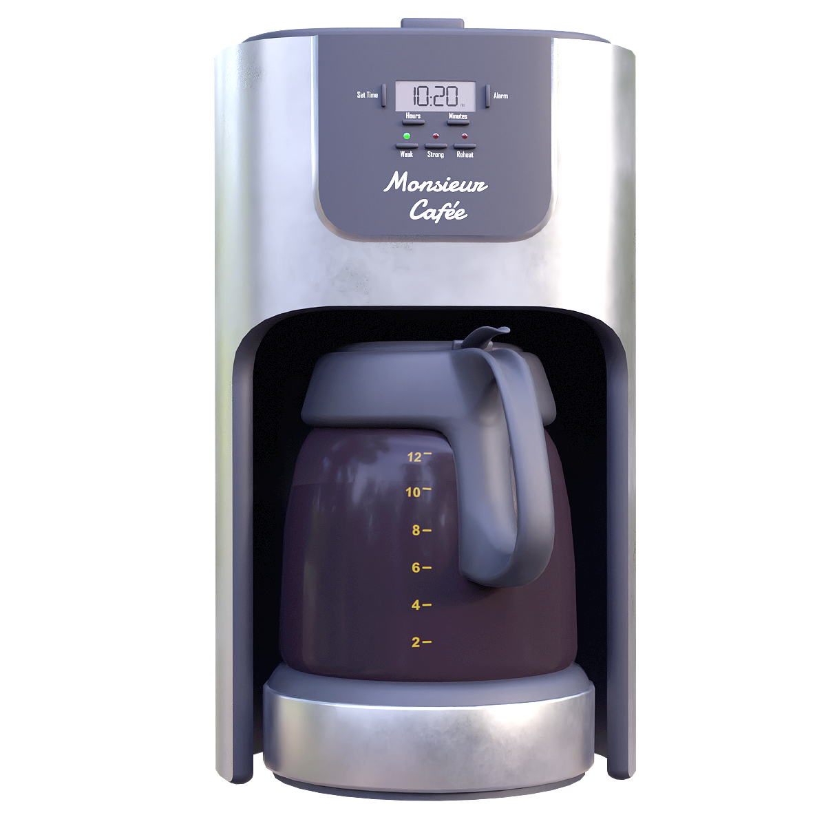 Modern kitchen and household semi-automatic coffee machine