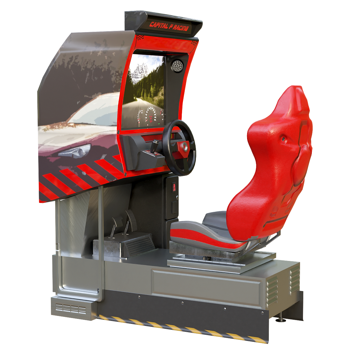 CAPITAL F Racing single player racing arcade game console