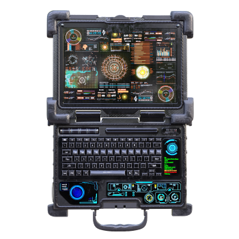 Sci Fi Military Suitcase Portable Computer
