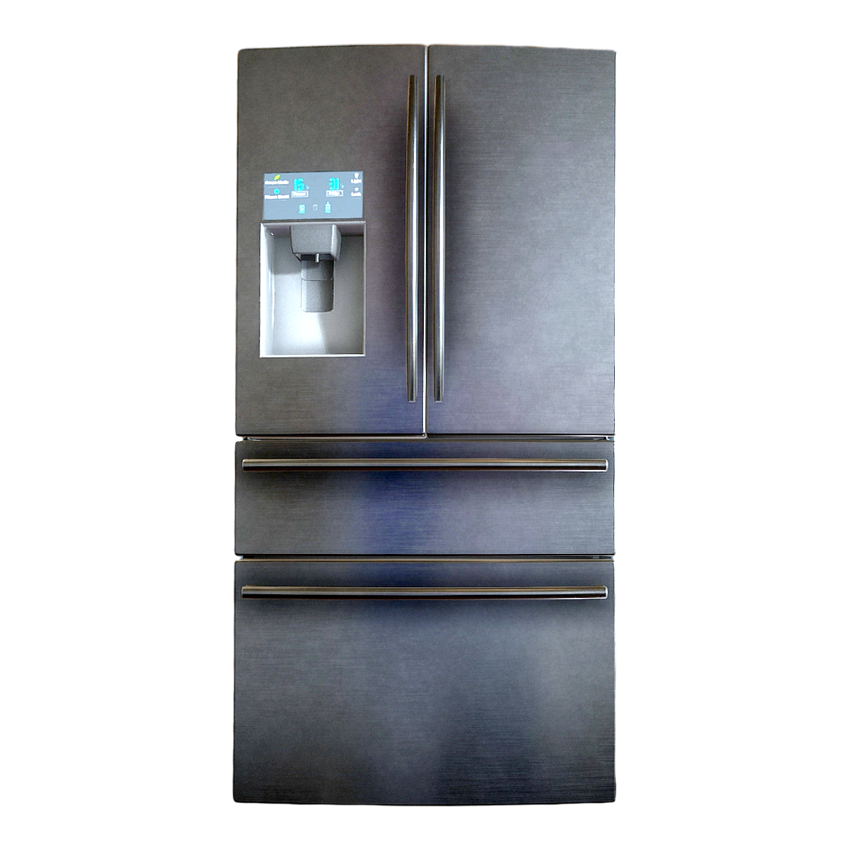 Modern household multifunctional three-layer large capacity refrigerator cabinet