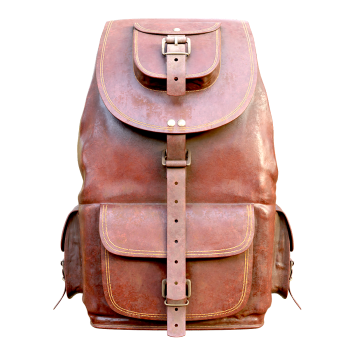 Cow leather retro multifunctional backpack