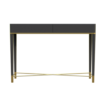 Modern home black ceramic tile entrance drawer long table