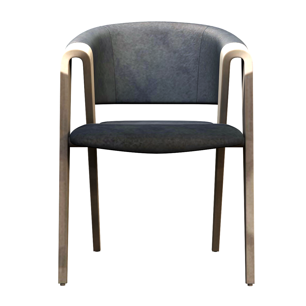 Modern home single person black fabric scarf chair dining chair