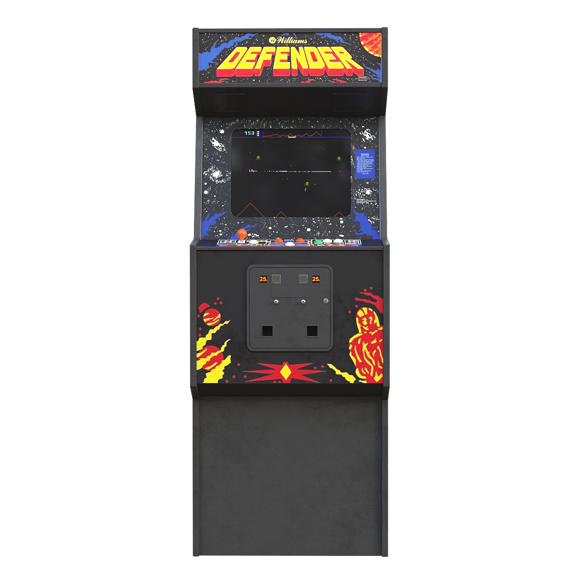 DEFENDER Shooting Game Arcade Game Console