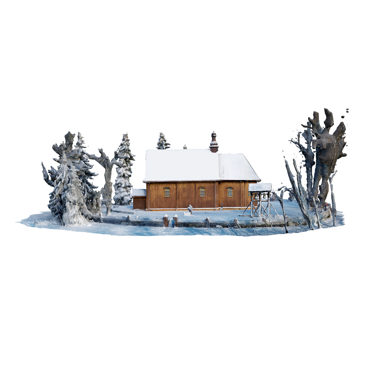 St. Martin's Wooden Church in Svalbard, Poland