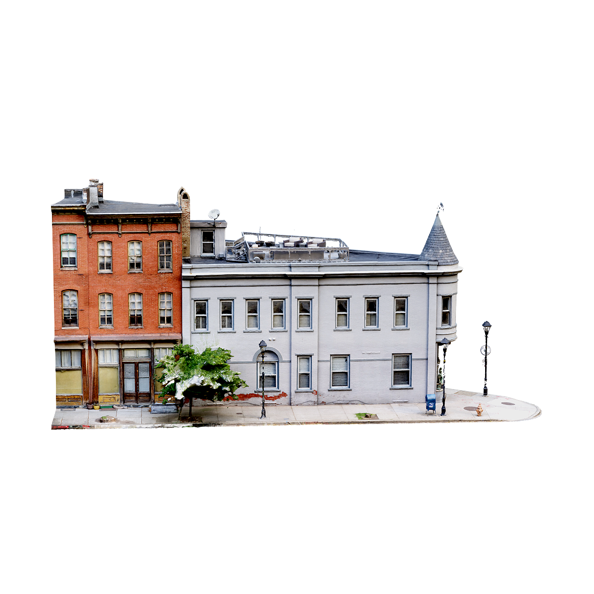 Victorian style architecture in Baltimore, USA