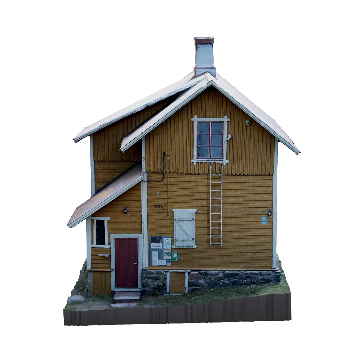 The guardhouse next to the ruins of the Castle of Cutesto in England