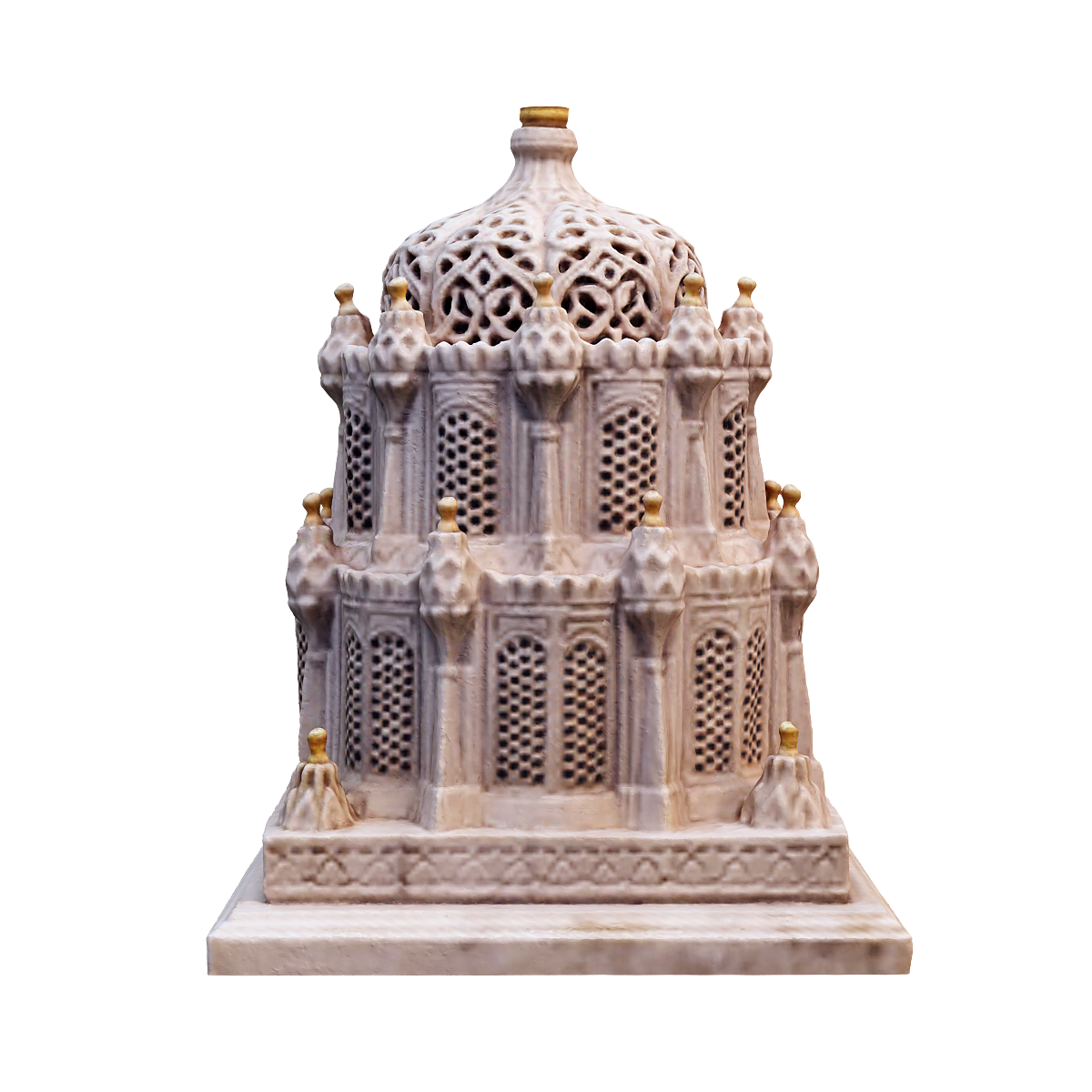 Classical marble fountain