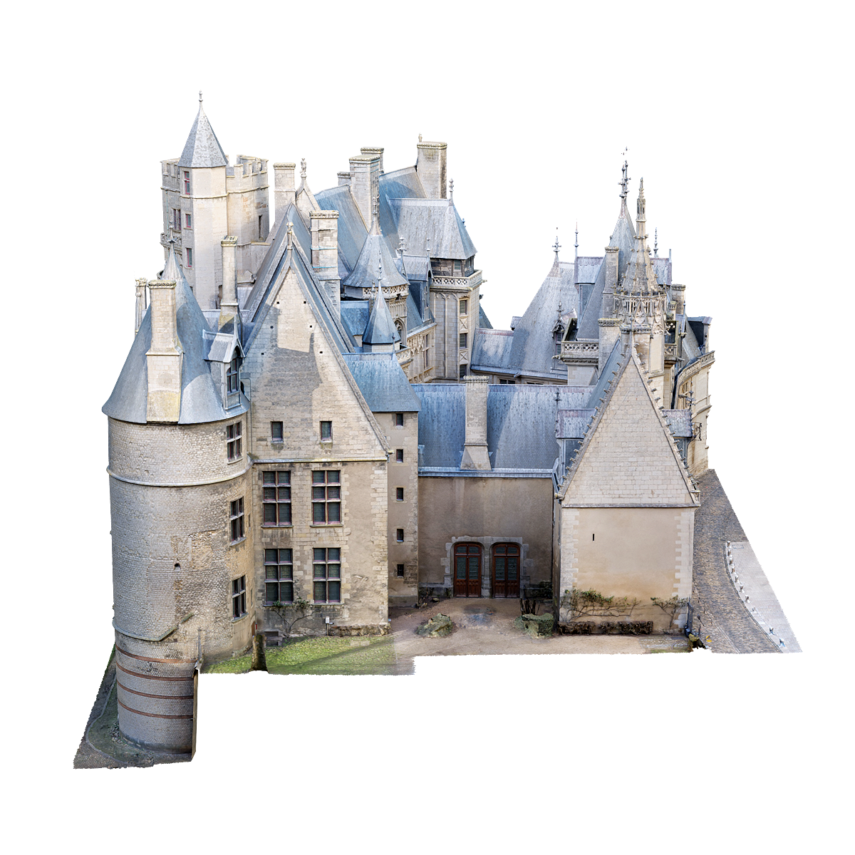 The ancient castle of Bourges in France