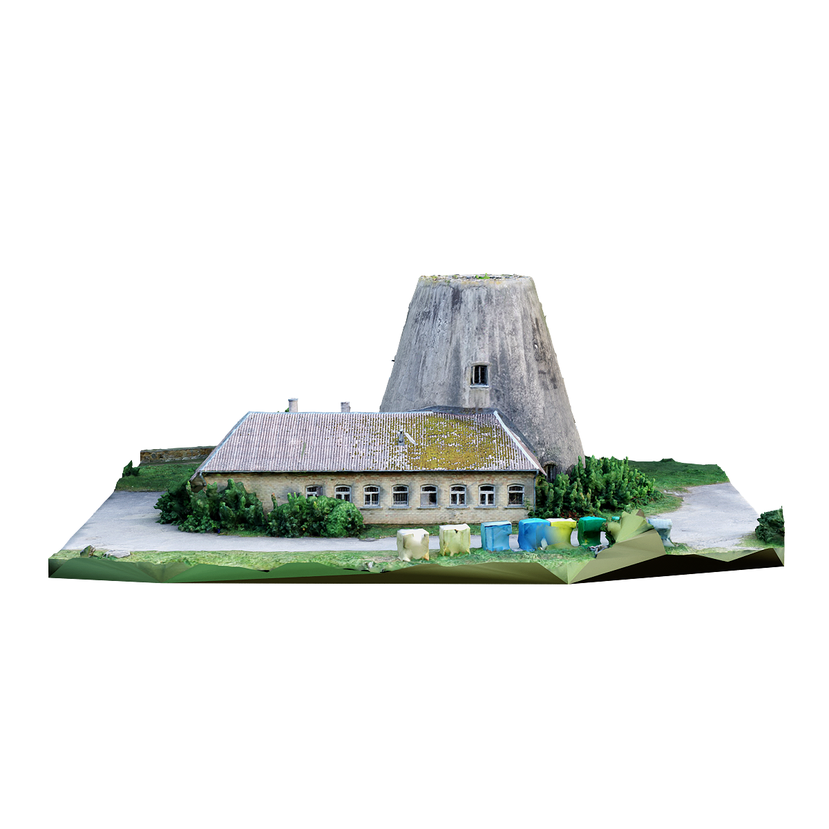 Lithuanian traditional windmill