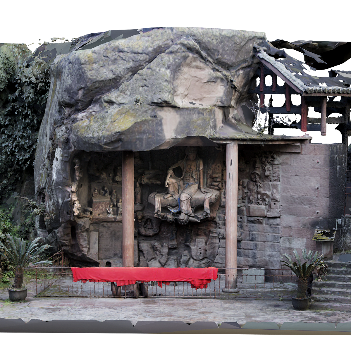 Purple Bamboo Guanyin in Anyue Grottoes