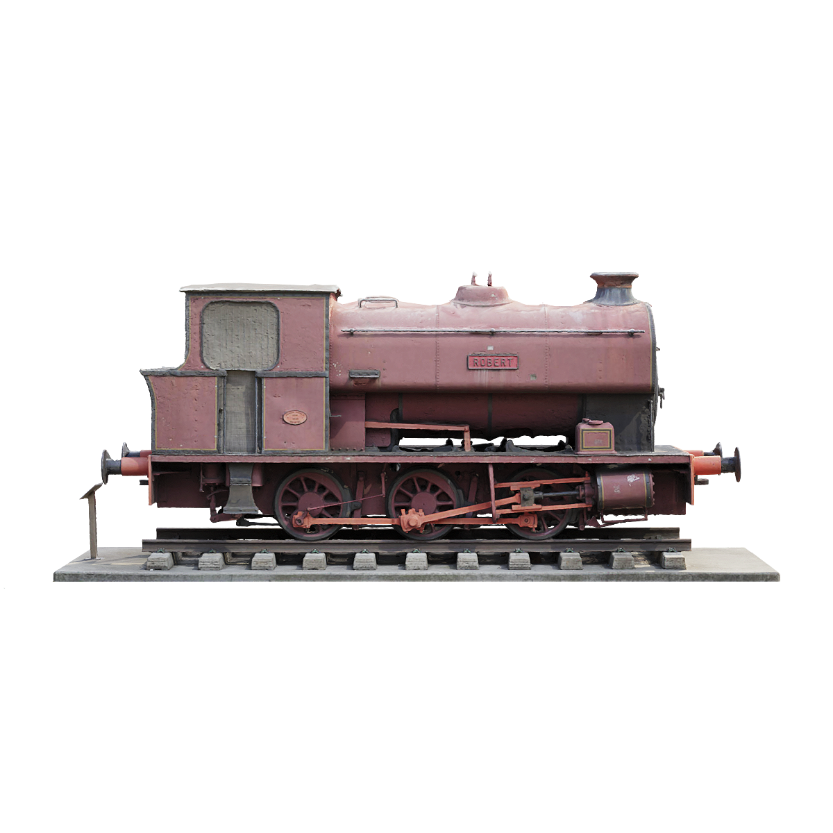 British saddle type water tank steam locomotive
