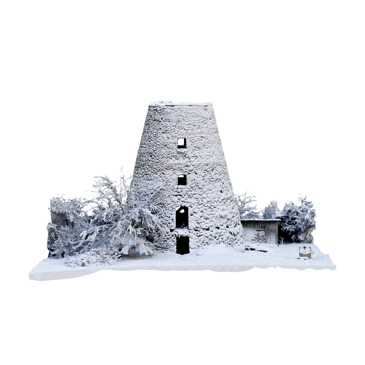 Rijnieku Windmill in Latvia