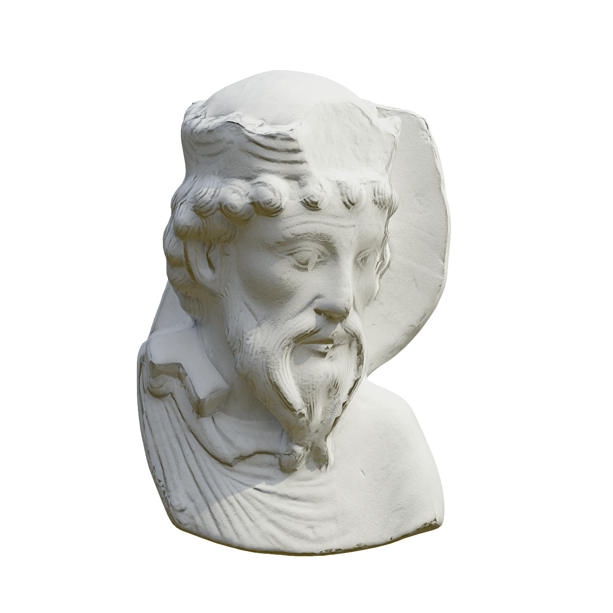 Male Head Sculpture